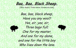 baa black sheep midi