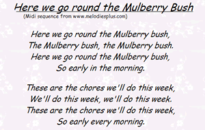here we go round the mulberry bush